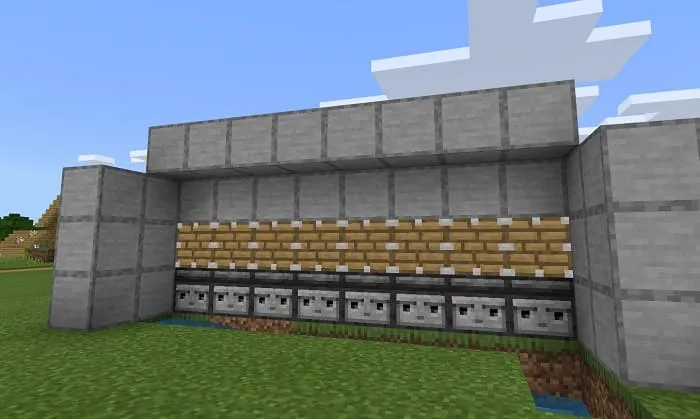 Закройте схему блоками