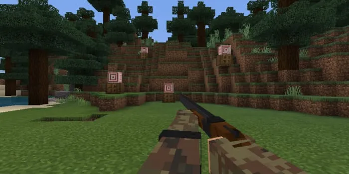 Пушка Toz-34 в Minecraft