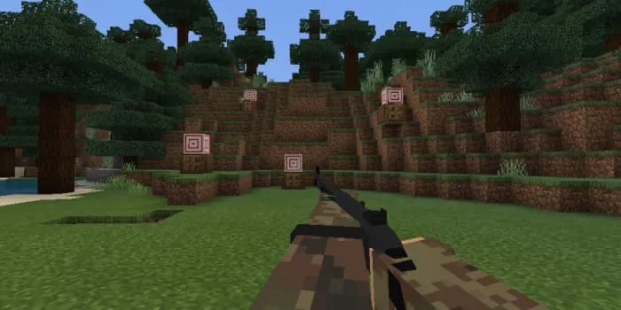 Benelli M4 в Minecraft