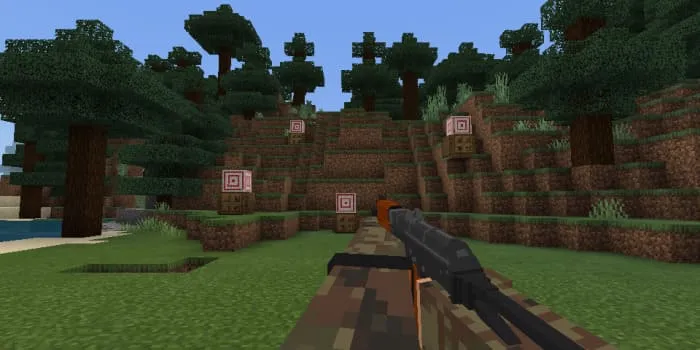 АКС-74У в Майнкрафте