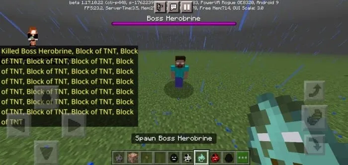 Хиробрин в Minecraft