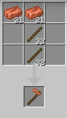 Рецепт медной мотыги