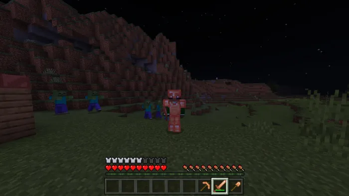 Вид медной брони в Майнкрафт