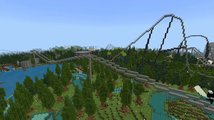 Американская горка в игре