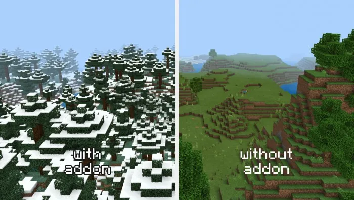 Мод: Снежный Таёжный Мир