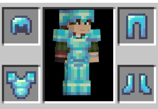 Новые текстуры алмазной брони