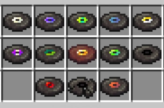 Новые текстуры музыкальных пластинок