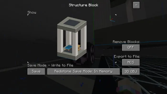 Новый интерфейс структурного блока