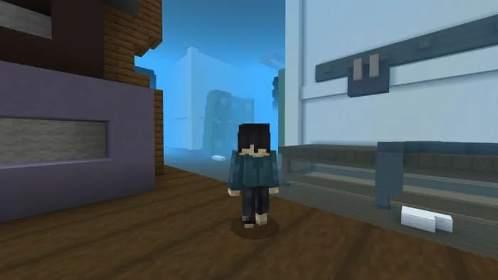 Сбежавший ребёнок в Майнкрафт