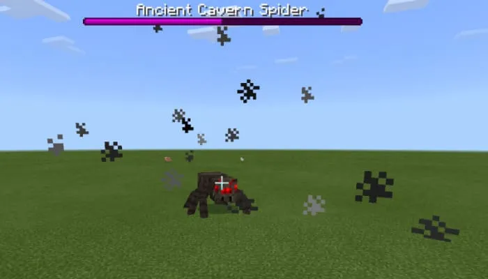 Босс паук в Minecraft