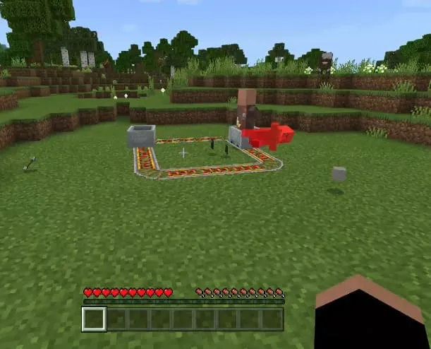 Как работает вагонетка в моде