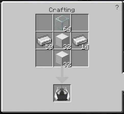 Крафт автомобиля в Minecraft