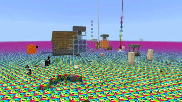 Демонстрация лакиблоков на карте