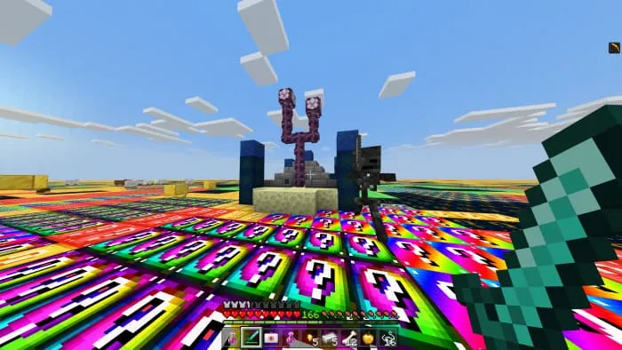 Демонстрация карты лакиблоков