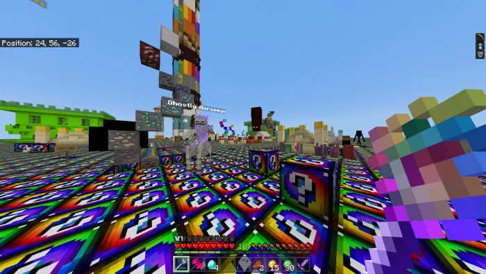 Демонстрация структур лакиблоков