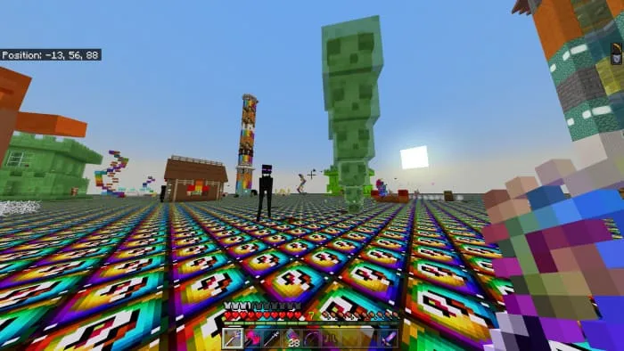 Демонстрация спиральных лакиблоков