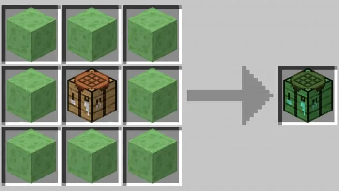 Крафт слаймового верстака