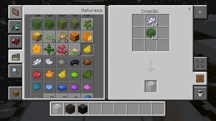 Крафт белой листвы