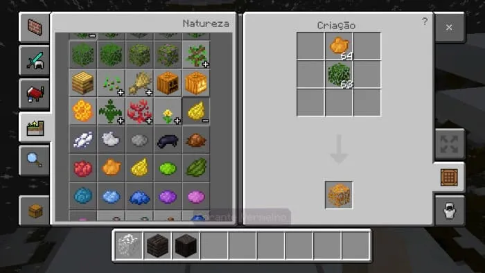 Крафт оранжевой листвы