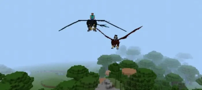 Грифон в полете