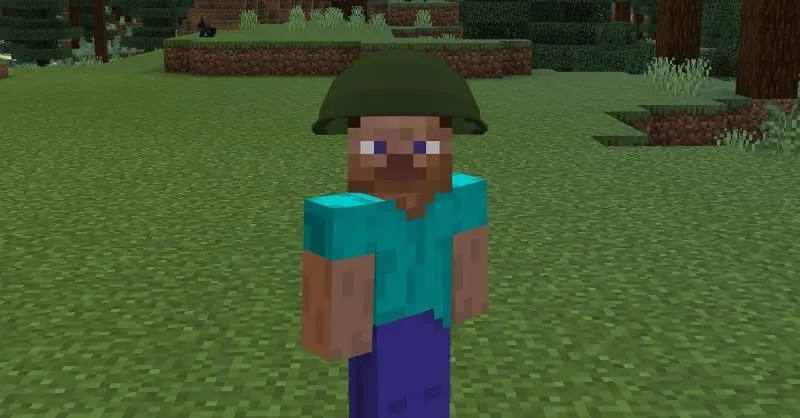 Военный шлем в Майнкрафт