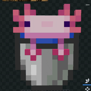 Анимация аксолотля