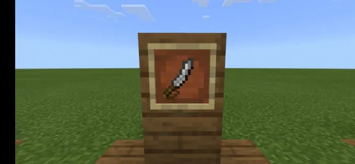 Железный пиратский меч