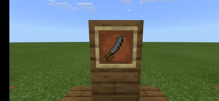 Каменный пиратский меч