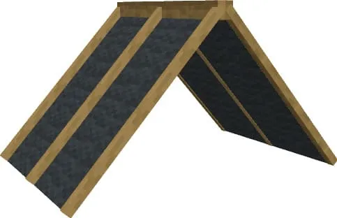 Серая палатка в Майнкрафт