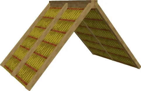 Сенная палатка в Minecraft