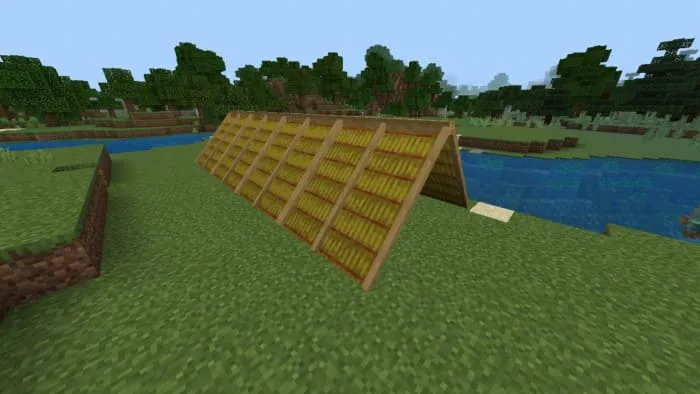 Палатка в Minecraft