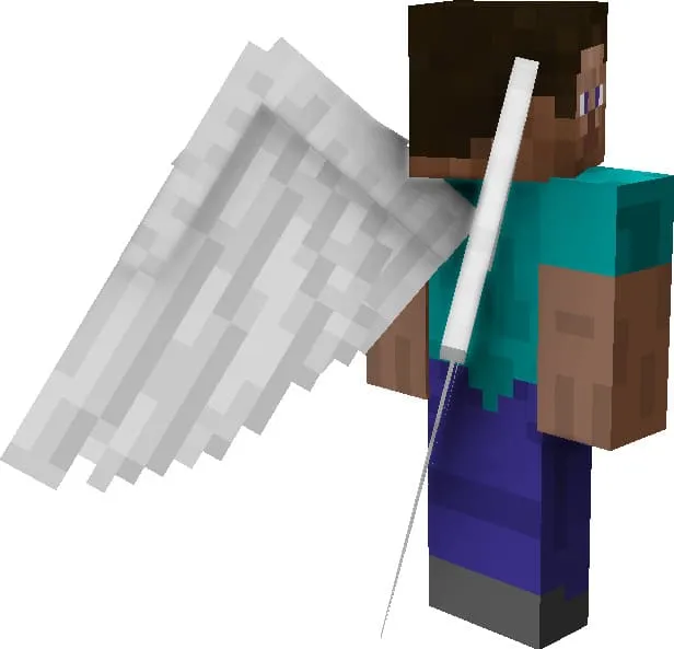 Крылья ангела в Майнкрафт