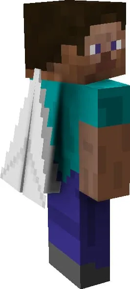 Бумажный самолетик в Майнкрафт