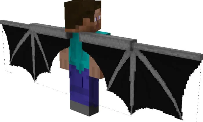 Крылья дракона в Майнкрафт