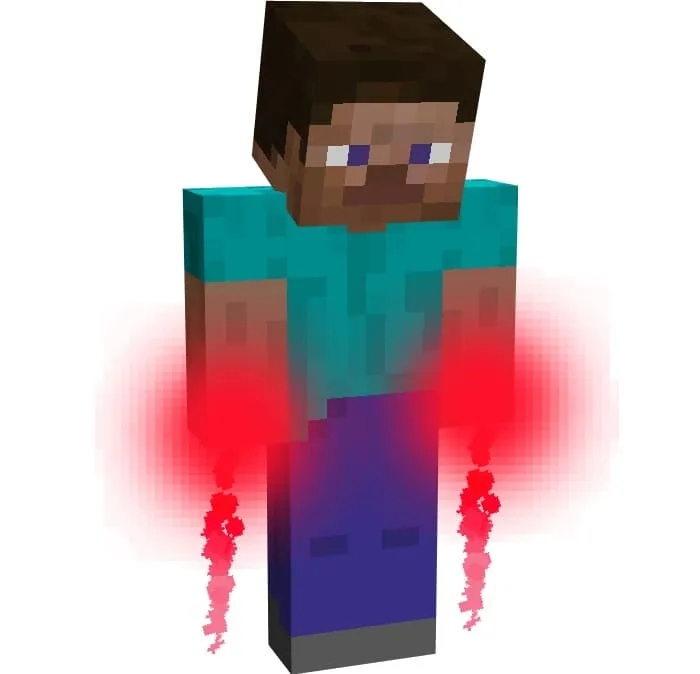 Полет Алой ведьмы в Майнкрафт