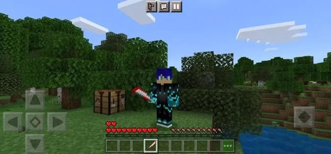 Мачете Джейсона от третьего лица