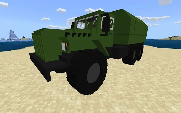 Урал 4320 в зеленом цвете