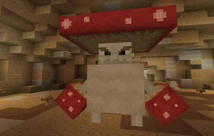 Грибной босс в Minecraft