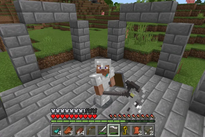 Дроп секиры с босса