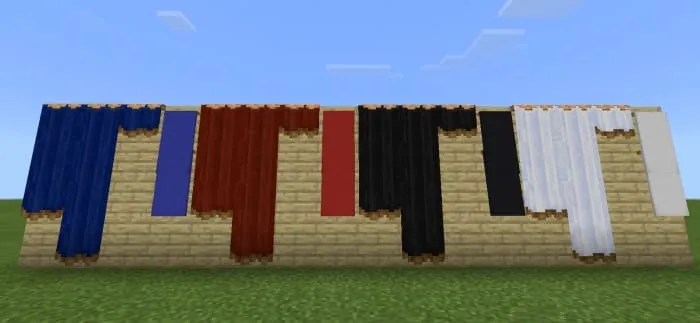 Шторы в Minecraft
