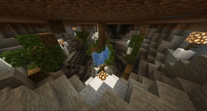 Вид внутри острова