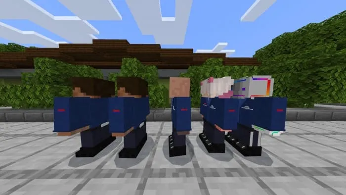 Вид сбоку на одежду