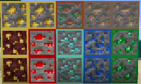 Анимация новых текстур руд