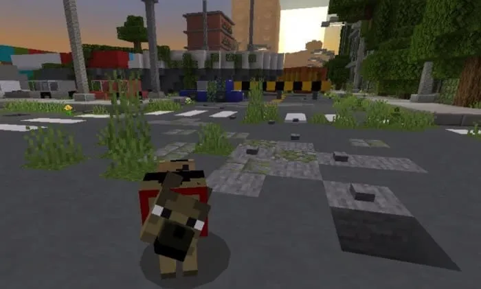 Собака Сэм в Майнкрафт