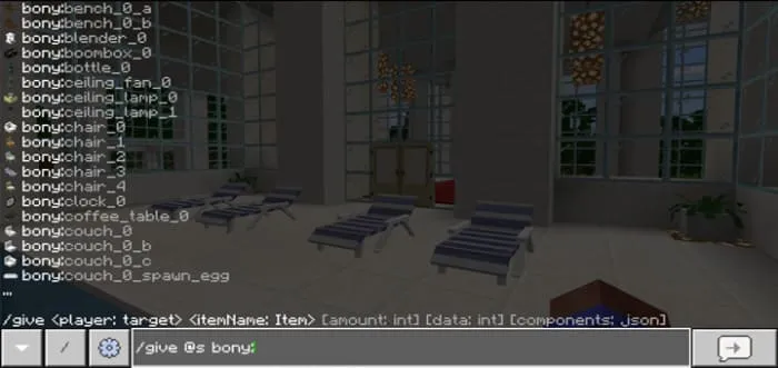 Получение мебели командами