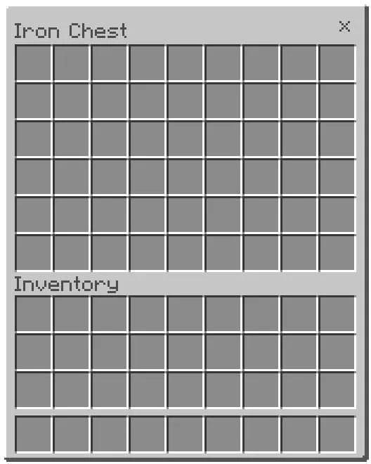 Инвентарь железного сундука