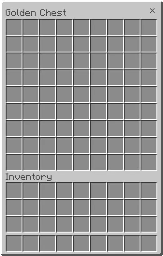 Инвентарь золотого сундука