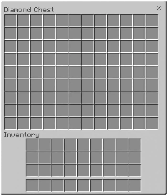 Инвентарь алмазного сундука