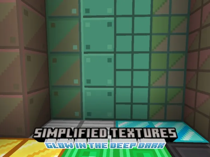 Упрощенные текстуры медных блоков