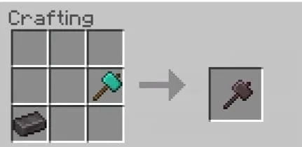 Крафт незеритового молота